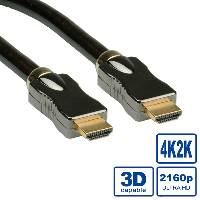 ROLINE HDMI Ultra HD Kabel mit Ethernet, ST/ST 2,0m